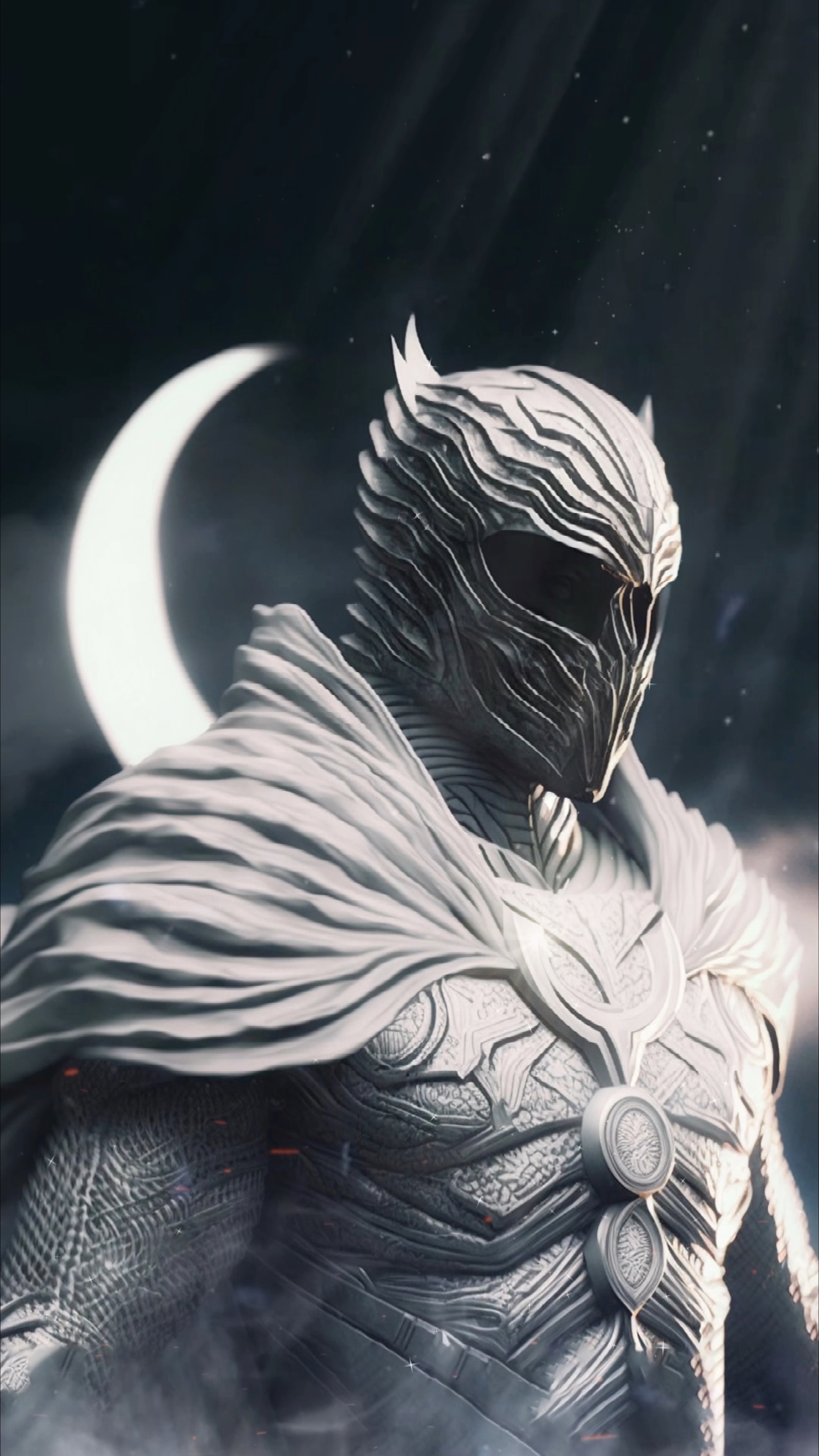 月光骑士 黑白世界的神秘与力量